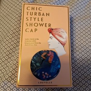 Louvelle Chic Turban Style Shower Cap